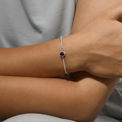 צמיד רפאל משובץ - עם תמונה מוצפנת