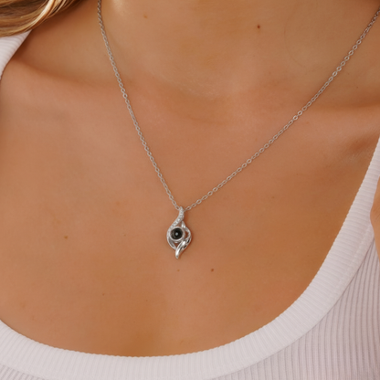 שרשרת אינפיניטי - עם תמונה מוצפנת