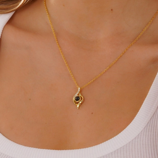 שרשרת אינפיניטי - עם תמונה מוצפנת