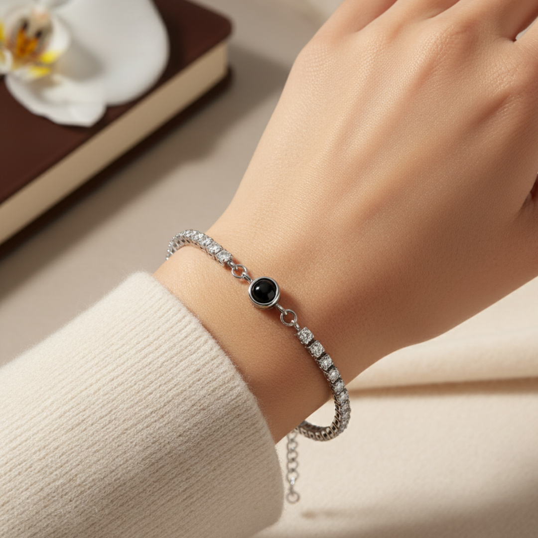 צמיד טניס - עם תמונה מוצפנת - Remora Israel